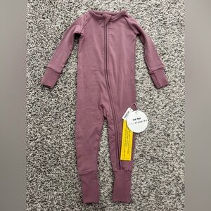Little Sleepies Mauve Fleece-Lined Zippy
